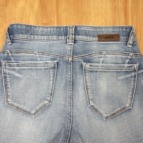 JAG Eloise Boot Cut Blue Denim Jeans Womens Sz 2/26 Best Kept Secret Tummy Panel - Picture 10 of 16